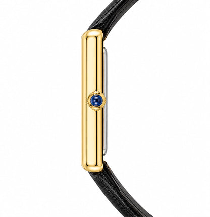 Cartier Tank Classic Black Dial Gold Case Watch