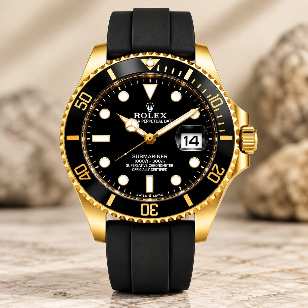 Rolex GMT-Master II Black & Red Bezel Watch