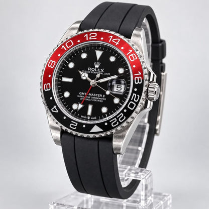 Rolex GMT-Master II Black & Red Bezel Watch