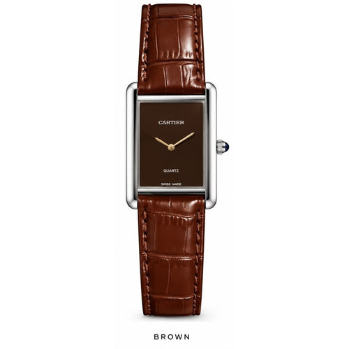 Cartier Tank Classic Black Dial Gold Case Watch
