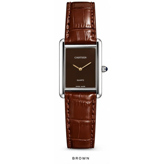 Cartier Tank Classic Black Dial Gold Case Watch